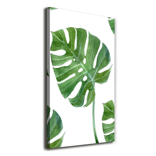 Sansibar Home Monstera Kunstdrucke Auf Leinwand Wrapped Canvas